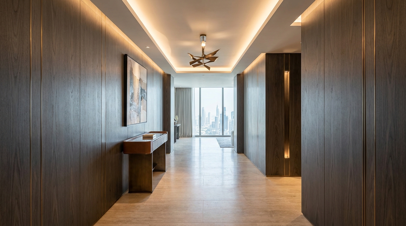 Premium Wood Veneers in High-End Interiors: Walnut, Macassar, Olive Ash – image 5